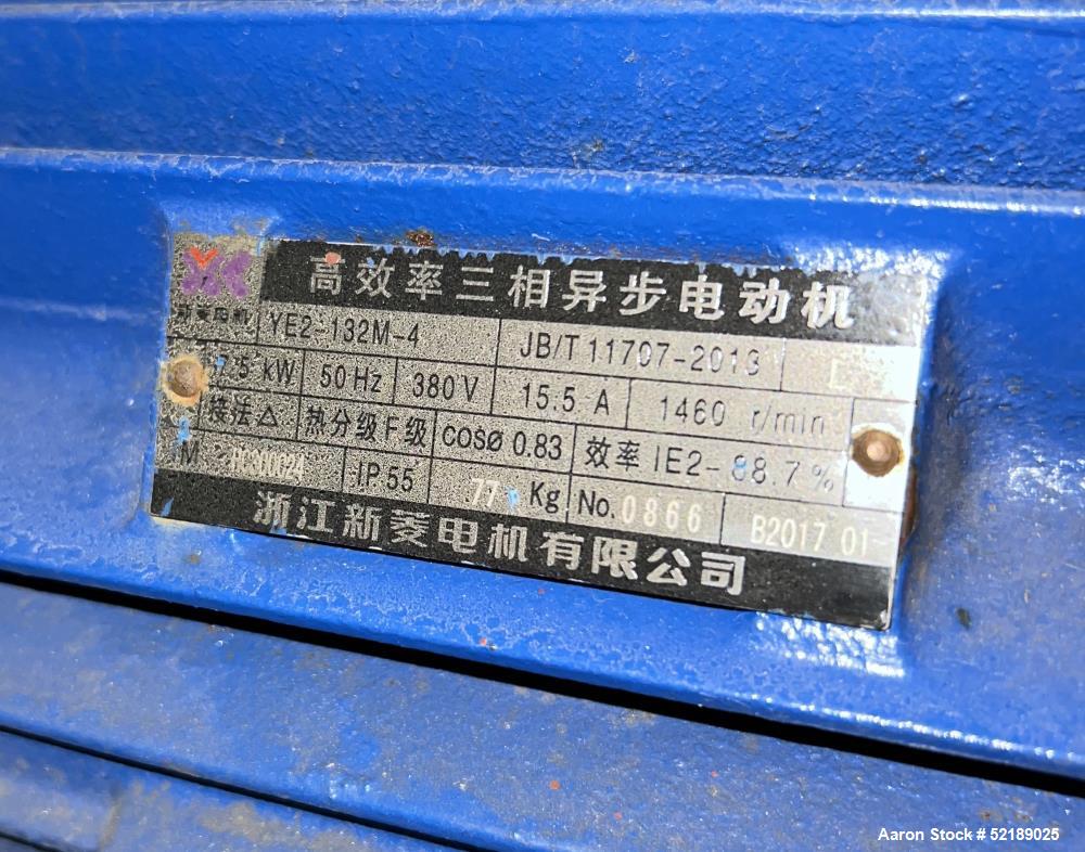Used Shangha Target 11" Rolling & Scoring Line. Designed to make chiclets. Consisting of: Twin Screw extruder missing screws and die with motor drive, (3) sets of sheeting rollers measuring approxima...