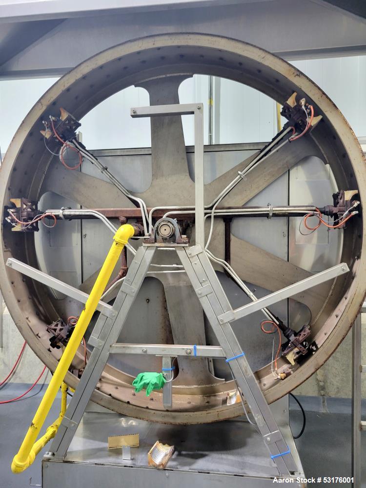 Used Industrial Crepe Production Line – 6' Crepe Wheel, 19' Conveyor, 7.5HP Drive