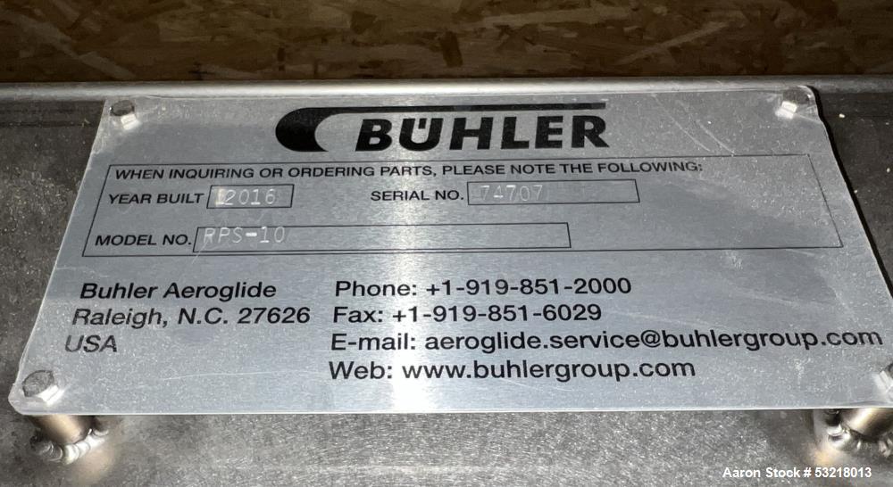 Buhler AeroTemp T M Cooling Conveyor, Model C1 120-32-XXC