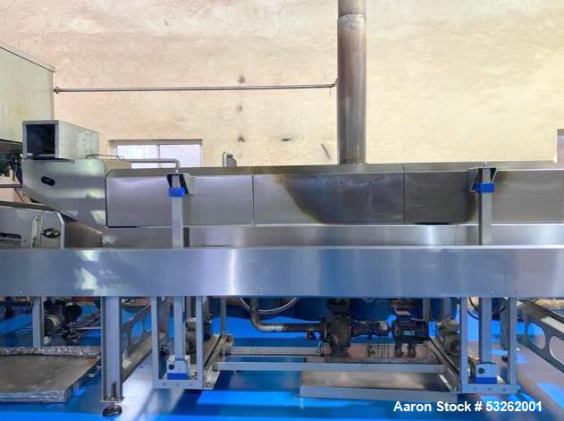 Used Kuipers Pellet Frying Line. Consists of: pellet feed and dosing system; Vibratory tray; Used-oil storage tank; Fresh oil supply tank