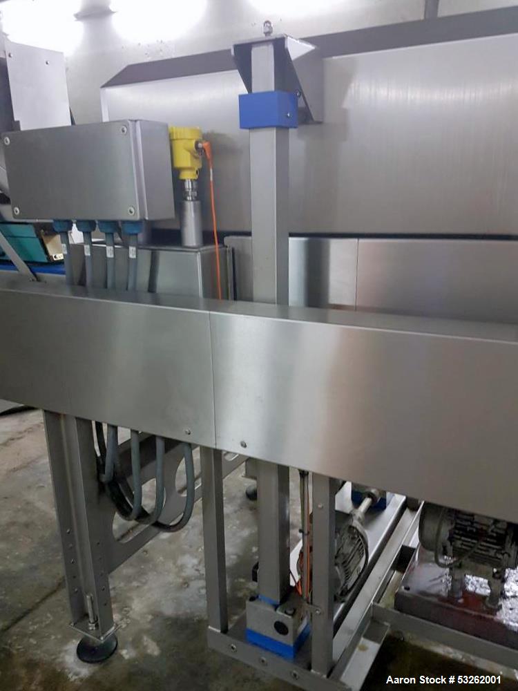 Used Kuipers Pellet Frying Line. Consists of: pellet feed and dosing system; Vibratory tray; Used-oil storage tank; Fresh oil supply tank