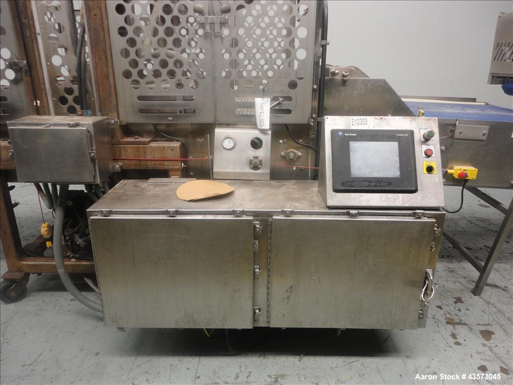 Used- AM Manufacturing Model 48" x 48" Dough Press