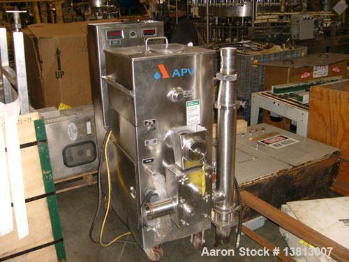 Used APV/Crepaco Fruit Feeder, Model G-9755. All stainless steel construction, on casters.