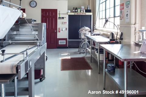 Used Adamatic ADR2 Bread Line with Proofer and Glimek Sheeter.