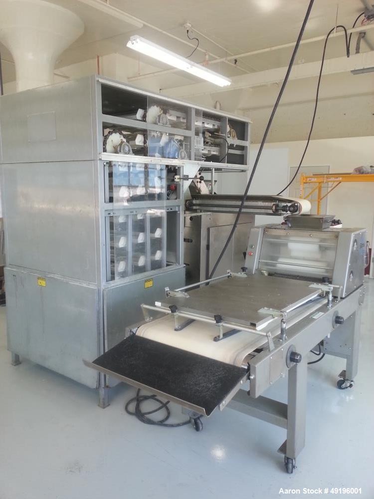 Used Adamatic ADR2 Bread Line with Proofer and Glimek Sheeter.