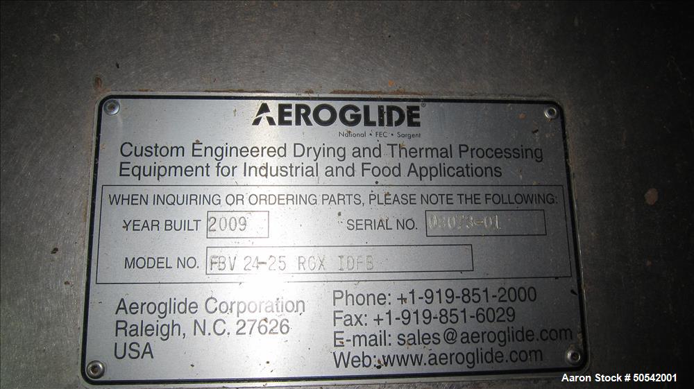Aeroglide FBU24-25-RGX-IDFB Toasting & Puffing Oven with Cooling Tunnel