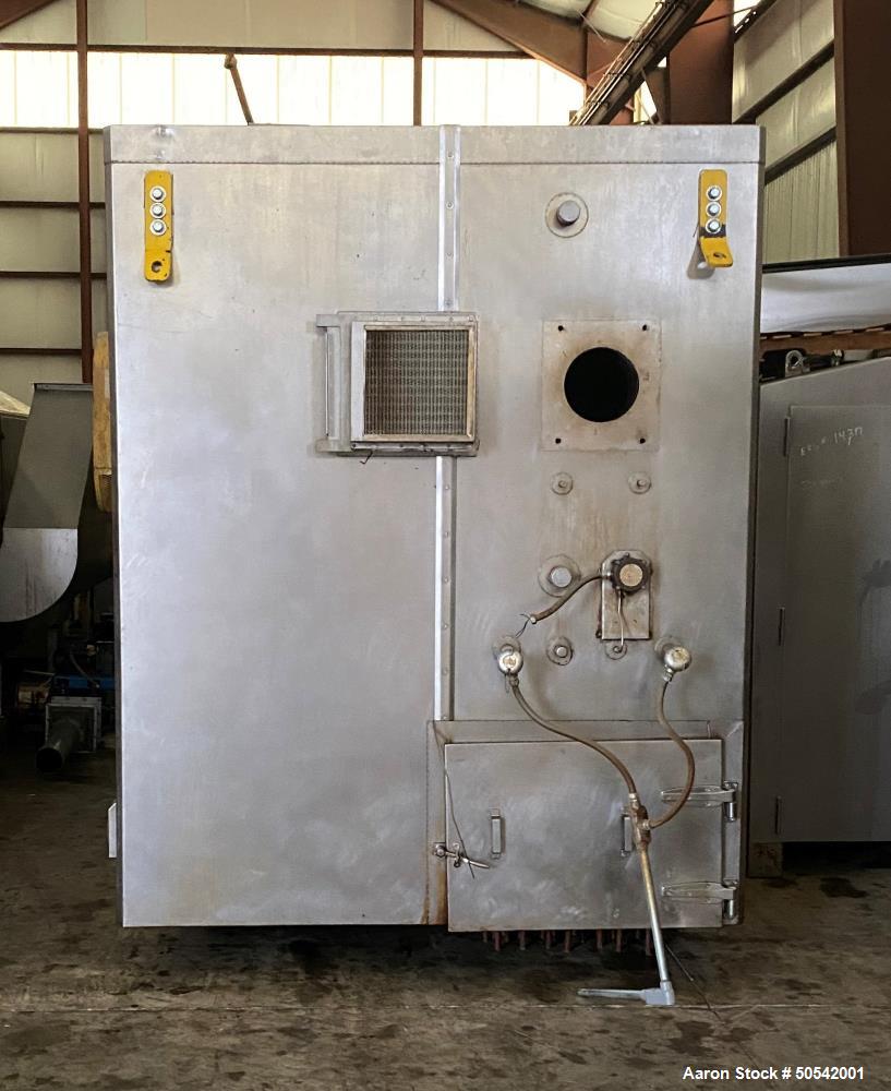 Used- Aeroglide Model FBU24-25-RGX-IDFB Fluid Bed Dryer. Guar Gum