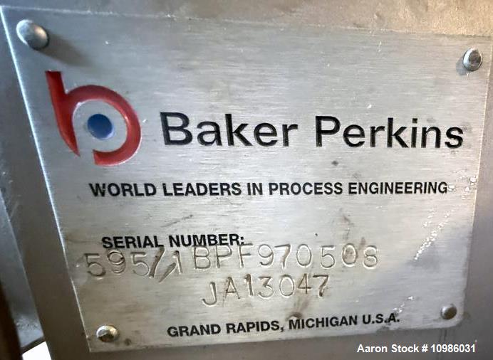 Used Baker Perkins Dualtex 4-Roll Extruder Model 595/1 – 48” Wide