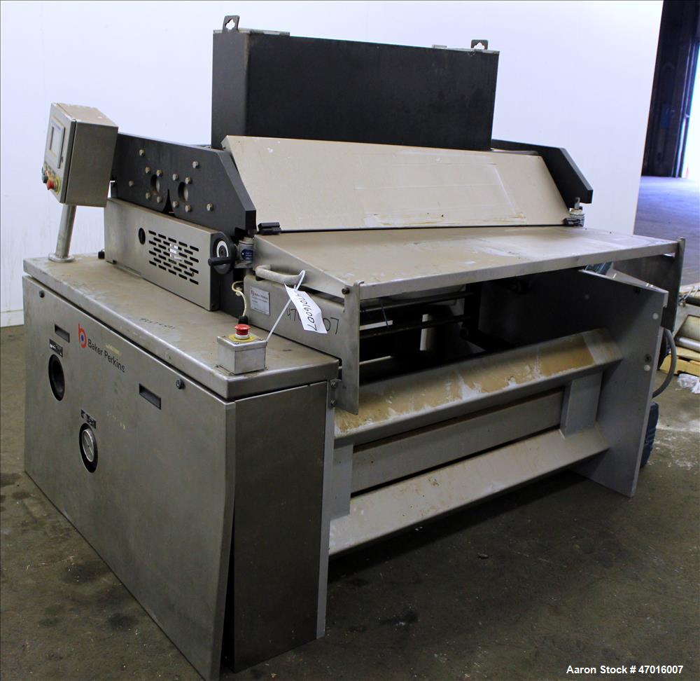 Used Baker Perkins SM World Wirecut Cookie Cutter Machine, 48" Width.