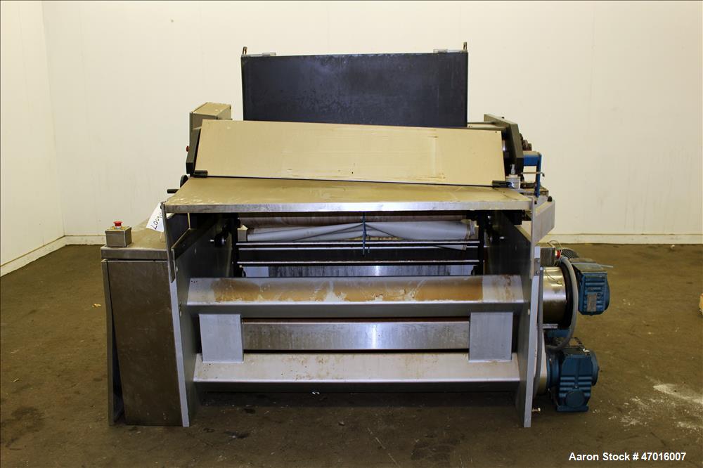 Used Baker Perkins SM World Wirecut Cookie Cutter Machine, 48" Width.