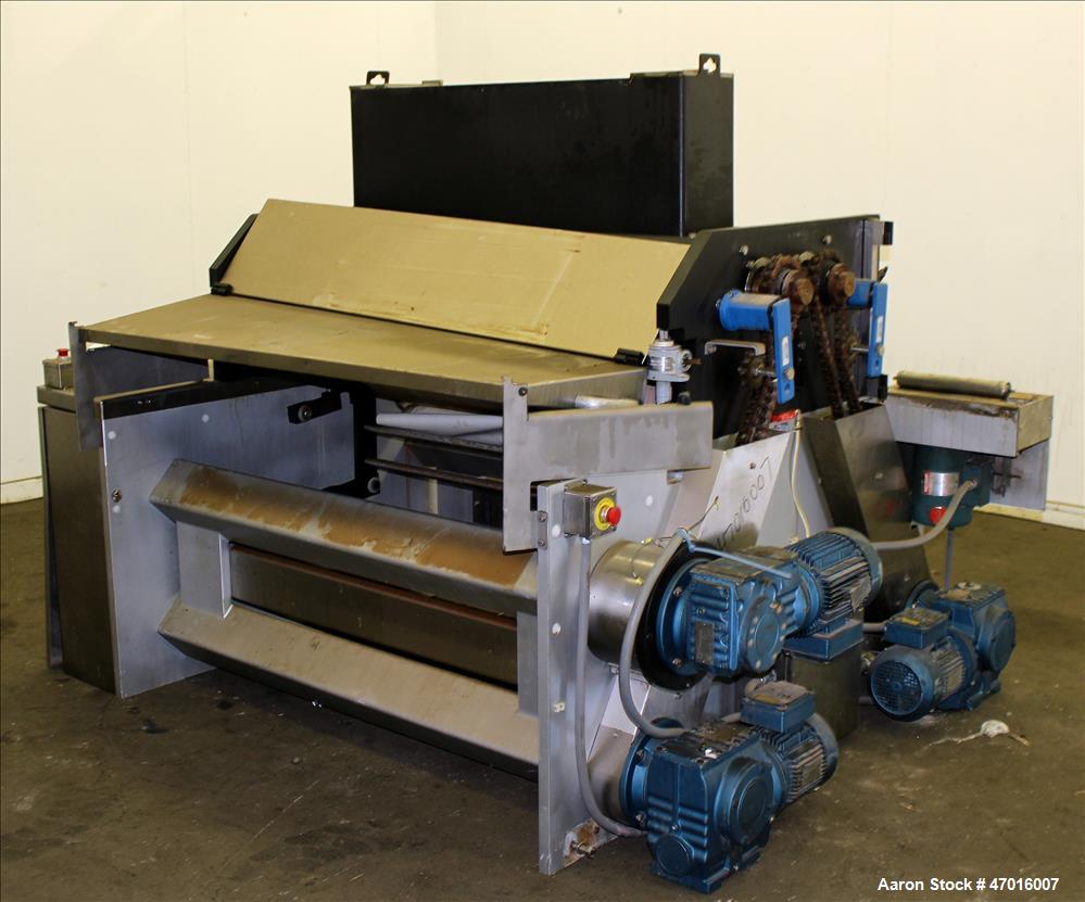 Used Baker Perkins SM World Wirecut Cookie Cutter Machine, 48" Width.