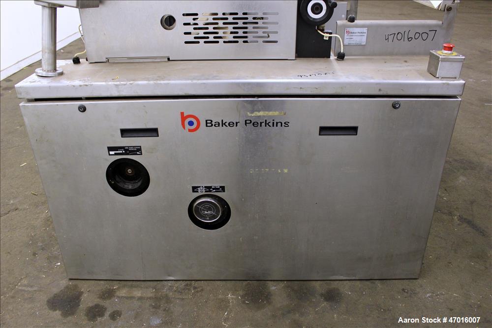 Used Baker Perkins SM World Wirecut Cookie Cutter Machine, 48" Width.