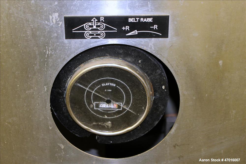 Used Baker Perkins SM World Wirecut Cookie Cutter Machine, 48" Width.