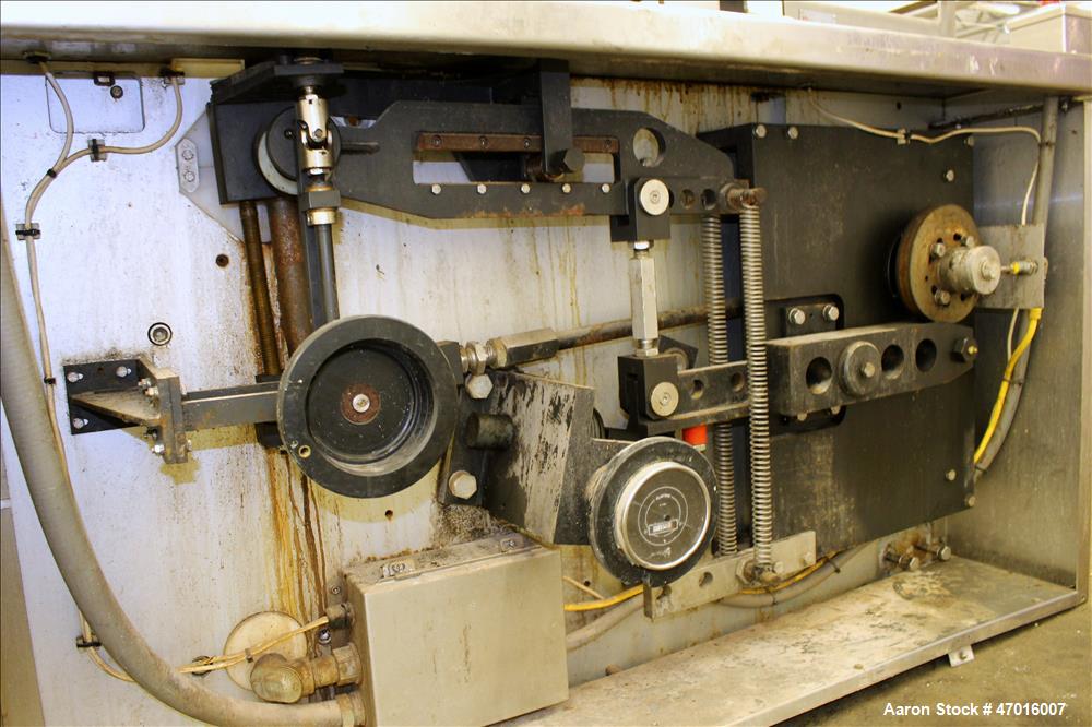 Used Baker Perkins SM World Wirecut Cookie Cutter Machine, 48" Width.