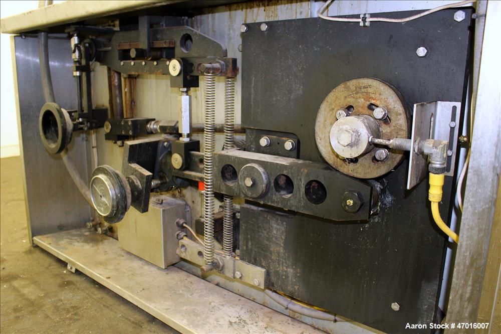 Used Baker Perkins SM World Wirecut Cookie Cutter Machine, 48" Width.