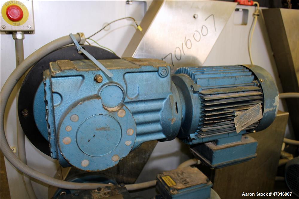 Used Baker Perkins SM World Wirecut Cookie Cutter Machine, 48" Width.