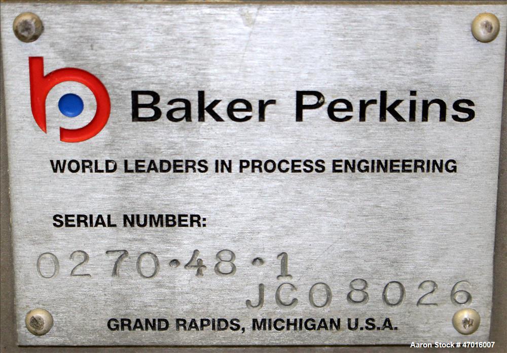 Used Baker Perkins SM World Wirecut Cookie Cutter Machine, 48" Width.