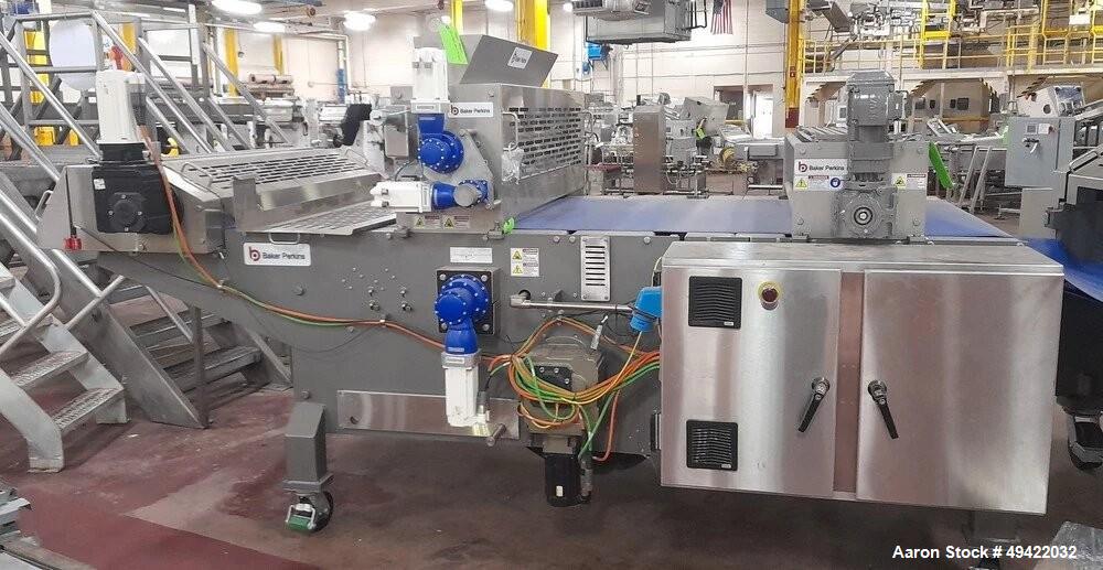 Used Baker Perkins TruClean Wire Cut & Filler Block System | 48” Servo Cookie Production Line