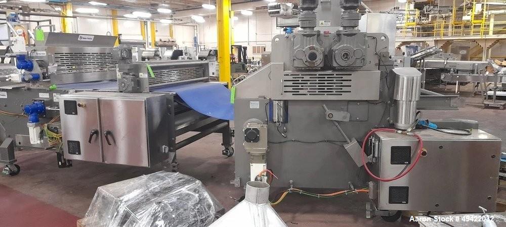 Used Baker Perkins TruClean Wire Cut & Filler Block System | 48” Servo Cookie Production Line