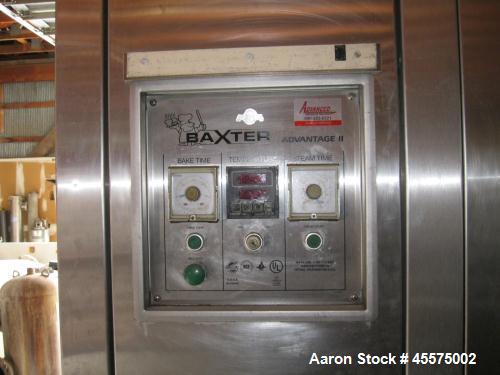 Used- Baxter Advantage II Double Rack Oven, Model 0V200G-M2
