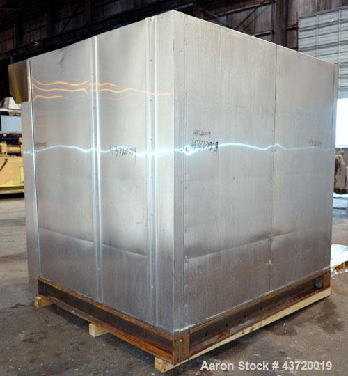 Used Baxter Revolving Tray Oven, Model OV850G-12A.  Natural gas fired, 150,000 BTU.  (4) Approximately 58" wide x 26" deep carbon steel trays, manual front door with (2) windows, approximate 12" open...