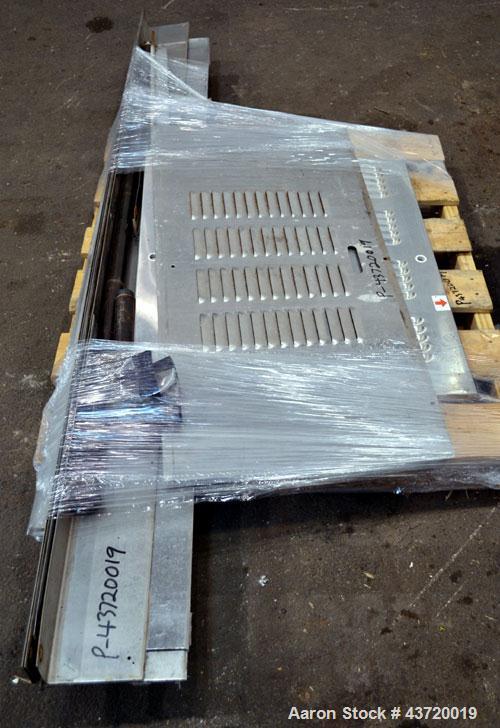 Used Baxter Revolving Tray Oven, Model OV850G-12A.  Natural gas fired, 150,000 BTU.  (4) Approximately 58" wide x 26" deep carbon steel trays, manual front door with (2) windows, approximate 12" open...