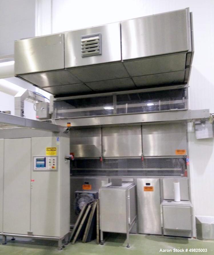 Used- Benier Bread Line. Capacity 3,000 dough pieces per hour. Dough weight 5 pocket divider range from 140 to 800 grams. Li...