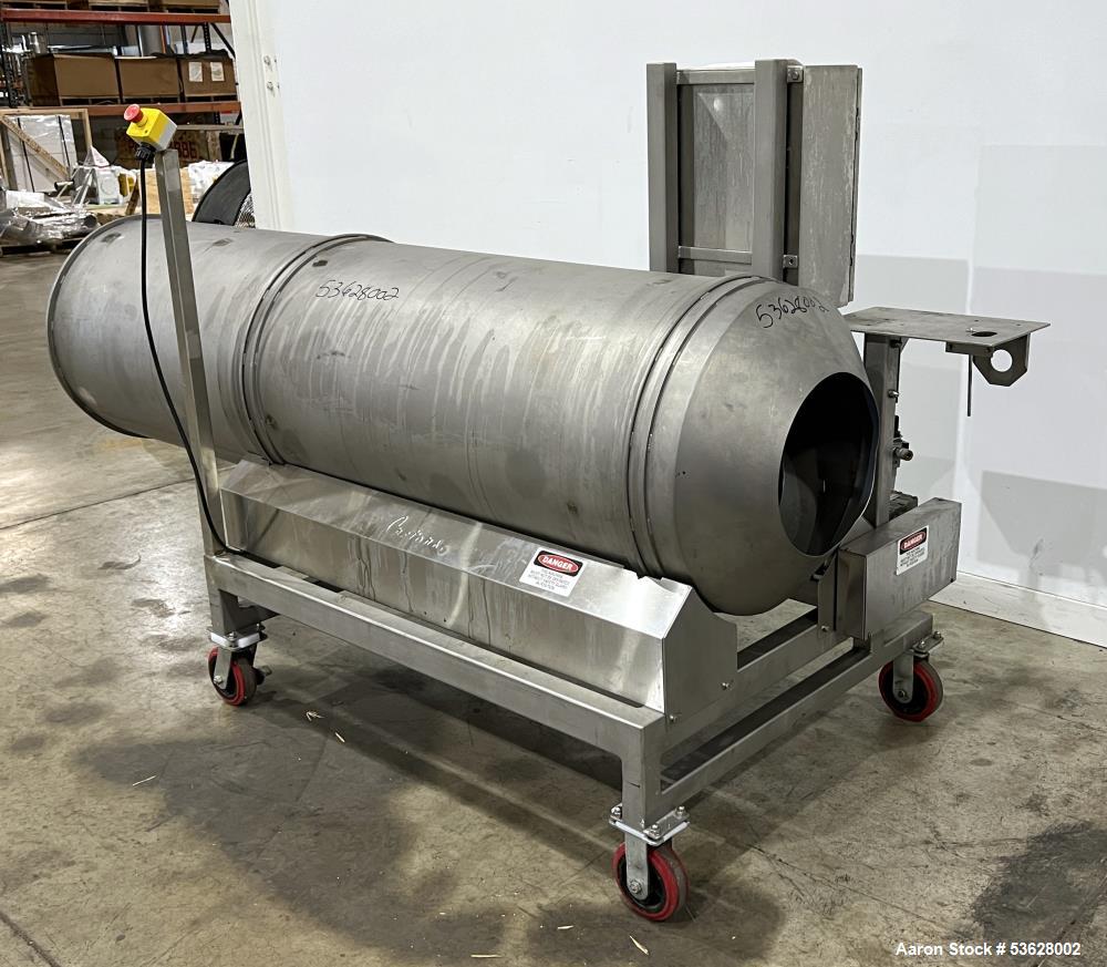 Used Cretors / Flo-Thru Model FTSC200-Q2R-PPOM-X Savory Coater - Stainless Steel Coating Drum - 24" x 82"