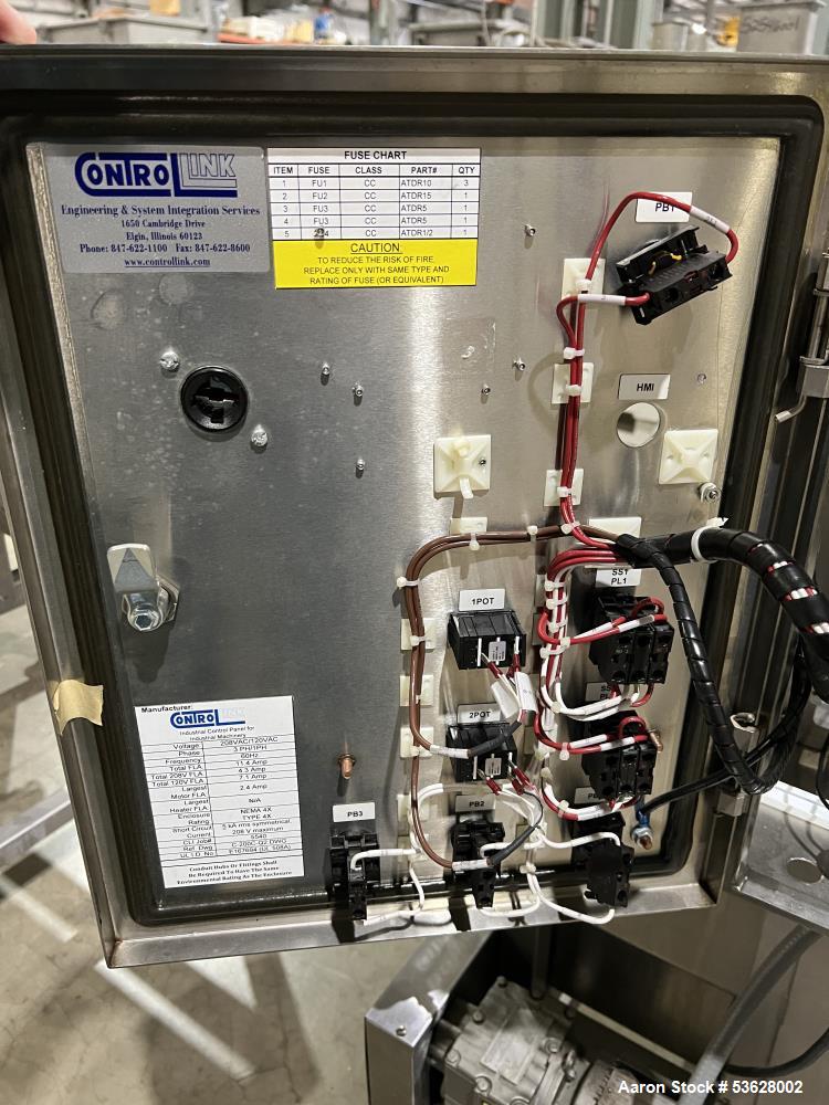 Used Cretors / Flo-Thru Model FTSC200-Q2R-PPOM-X Savory Coater - Stainless Steel Coating Drum - 24" x 82"