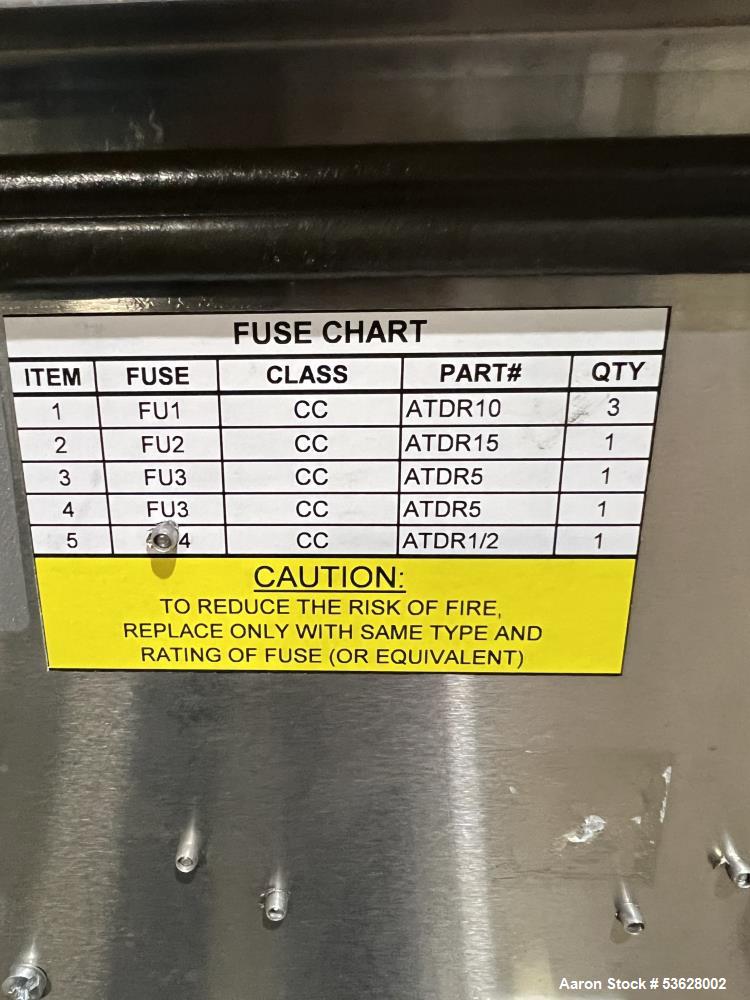 Used Cretors / Flo-Thru Model FTSC200-Q2R-PPOM-X Savory Coater - Stainless Steel Coating Drum - 24" x 82"