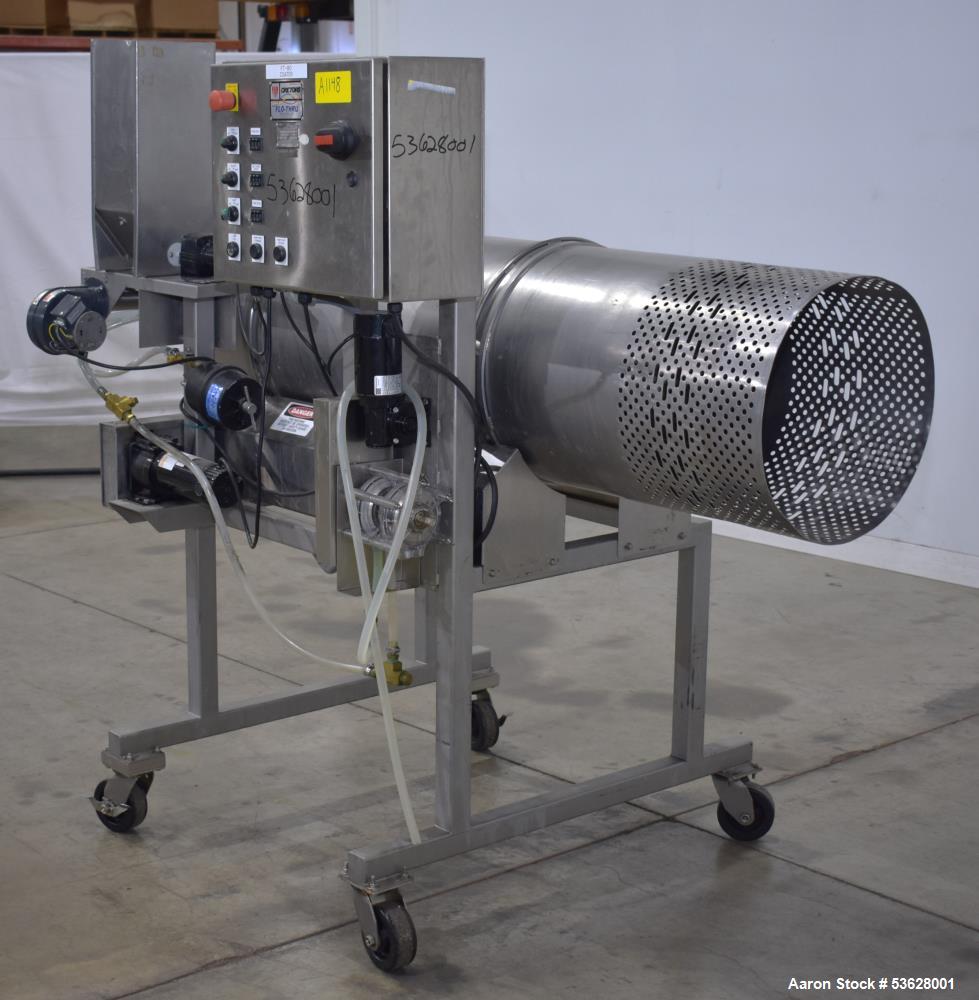 Used Cretors Flo-Thru FTSC80-A2R-PPOM-M Coating Drum – Stainless Steel | Savory Coater