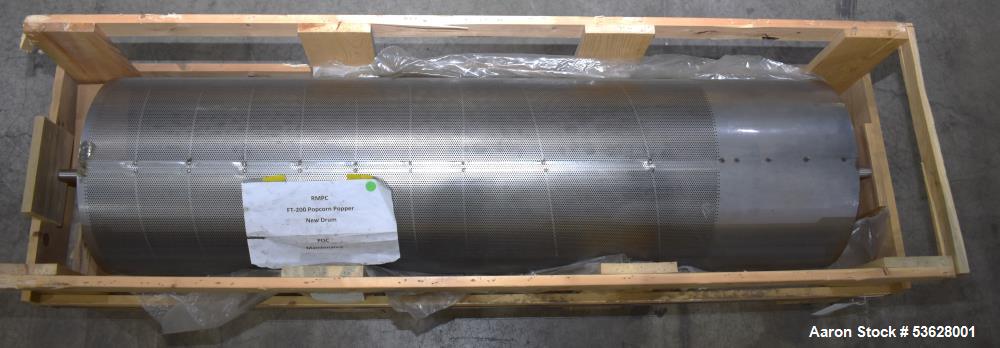 Used Cretors Flo-Thru FTSC80-A2R-PPOM-M Coating Drum – Stainless Steel | Savory Coater
