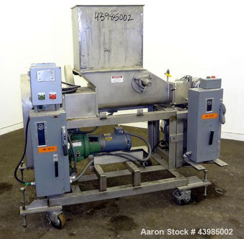 Used Stainless Steel C. Doering & Sons Pumping Feeding System, Model 3PF
