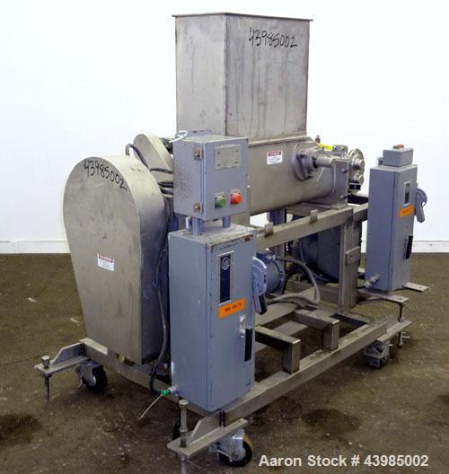 Used Stainless Steel C. Doering & Sons Pumping Feeding System, Model 3PF