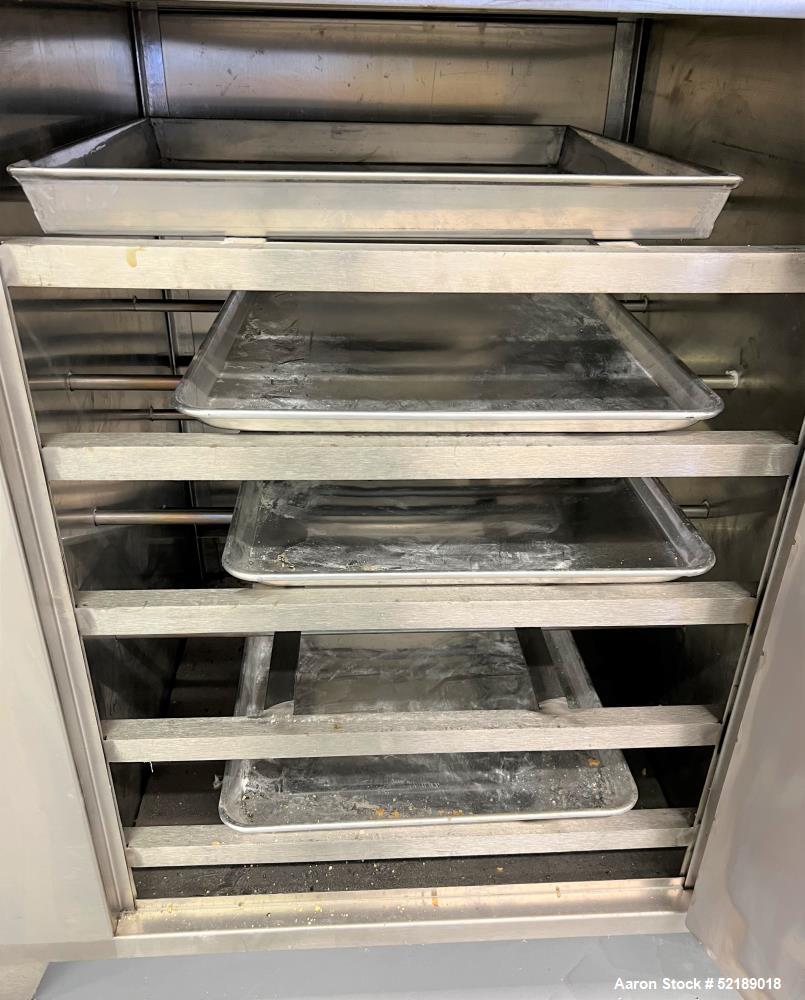 Used- Loynds Electric Tray Oven, Model GO. (5) Shelves, inside dimensions 24" deep x 26" wide x 33" tall, digital controls, ...