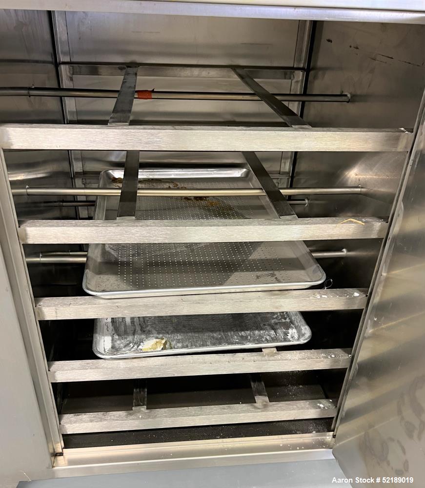 Used- Loynds Electric Tray Oven, Model GO. (5) Shelves, inside dimensions 24" deep x 26" wide x 33" tall, digital controls, ...