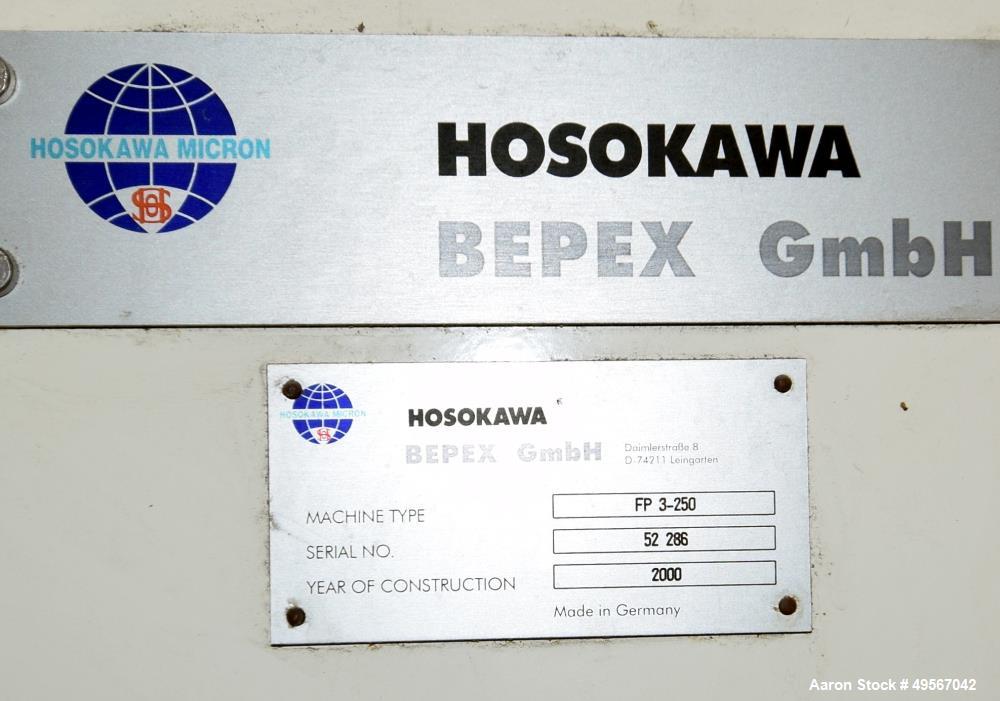 Used- Hosokawa Bepex Form Press, Model FP 3-250