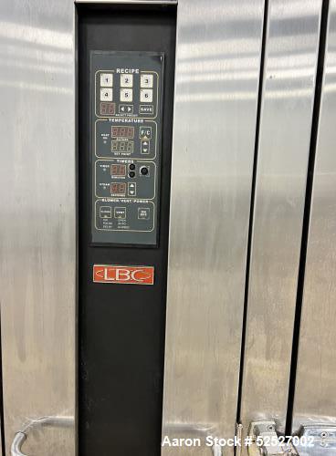 Used-LBC Bakery Equipment, Inc. Model LRO-2G, Double Rack Oven