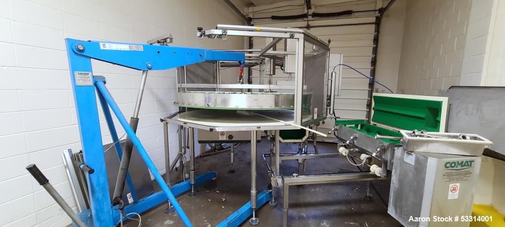 COMAT M22TR Mozzarella Cheese Molding Machine – 2500 kg/hr, Pre-Hardening Heads Included