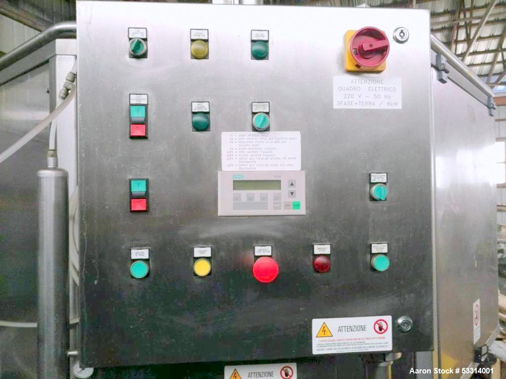 COMAT M22TR Mozzarella Cheese Molding Machine – 2500 kg/hr, Pre-Hardening Heads Included