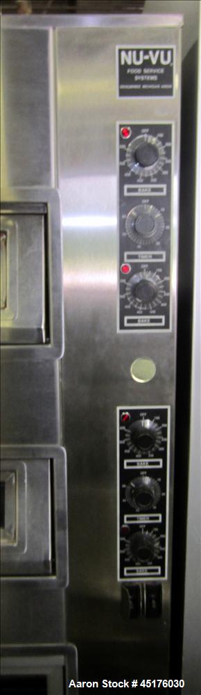 Pre-Owned Nu-Vu Electric 2-Deck Oven & Proofer – Model MDO-2/4/Pro-6