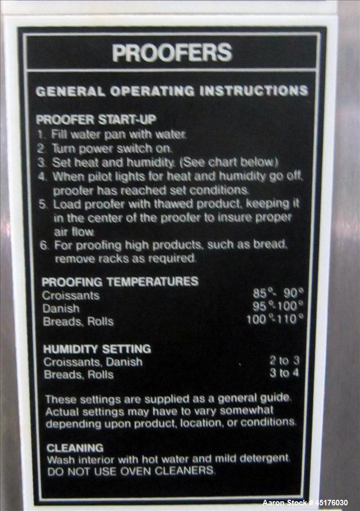 Pre-Owned Nu-Vu Electric 2-Deck Oven & Proofer – Model MDO-2/4/Pro-6