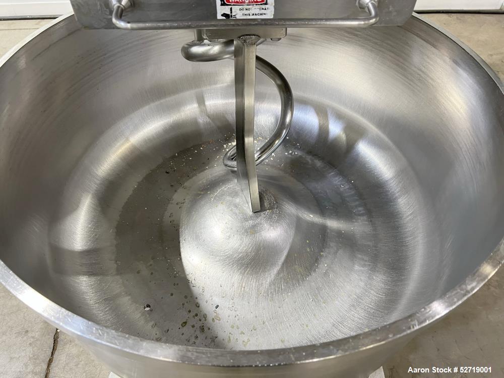 Used Stainless Steel Commercial Bakery Model MSM351.6 Spiral Mixer made by Moline