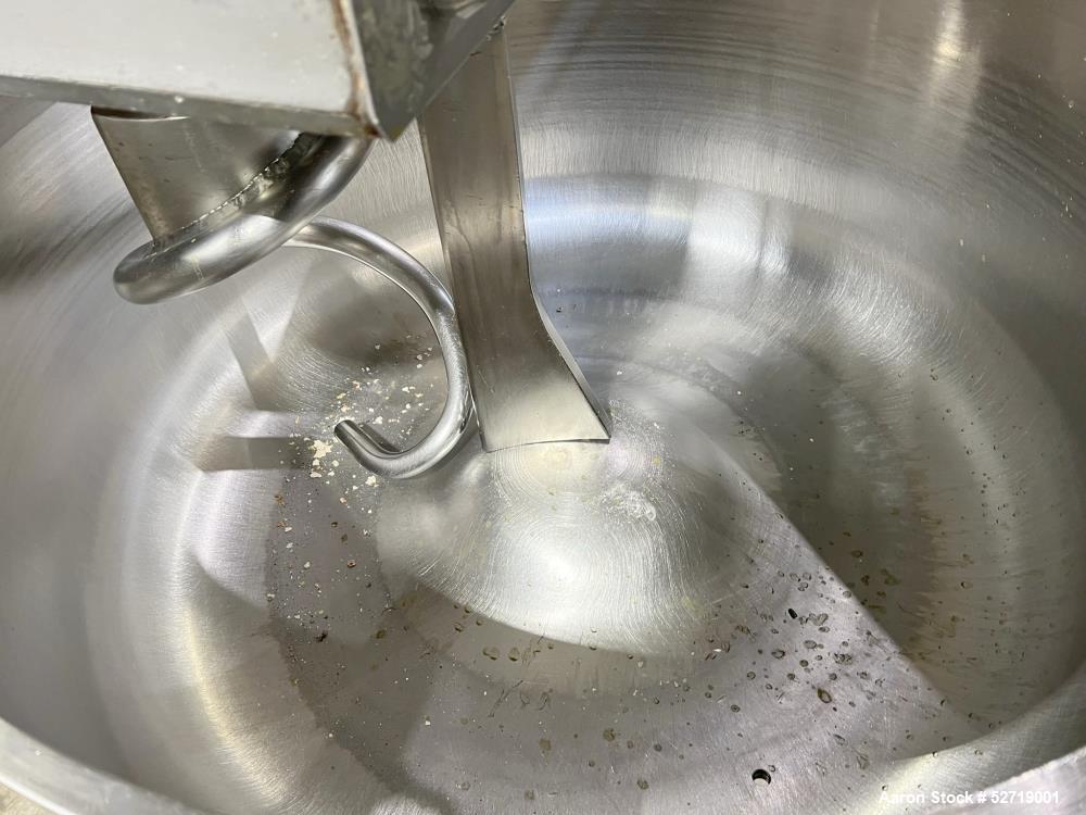 Used Stainless Steel Commercial Bakery Model MSM351.6 Spiral Mixer made by Moline