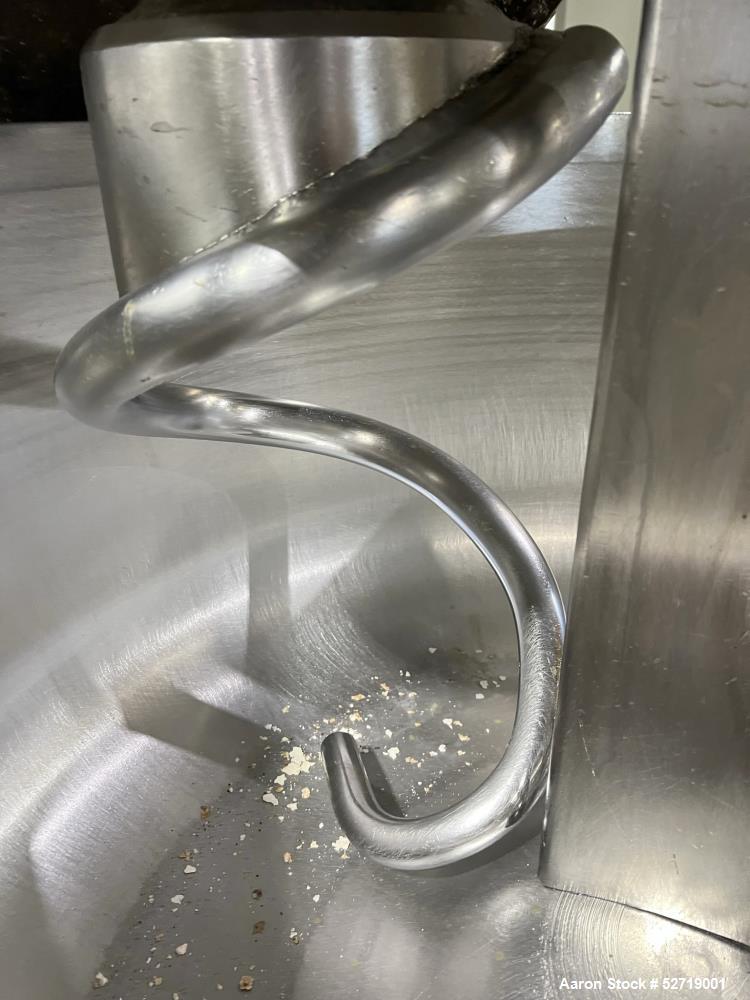 Used Stainless Steel Commercial Bakery Model MSM351.6 Spiral Mixer made by Moline