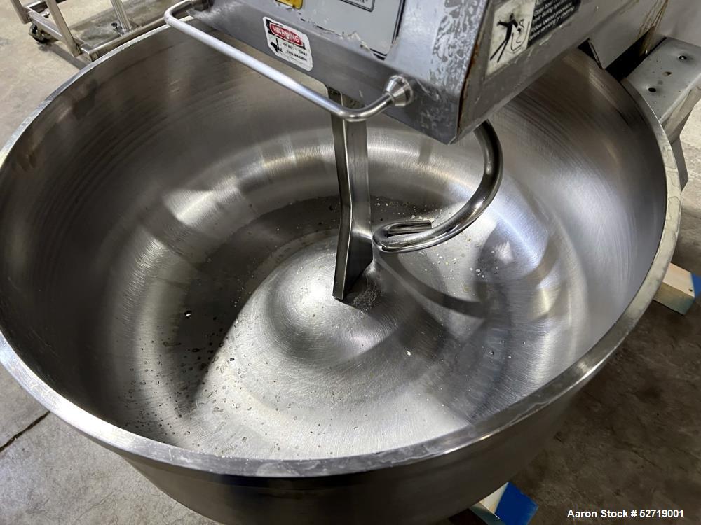 Used Stainless Steel Commercial Bakery Model MSM351.6 Spiral Mixer made by Moline