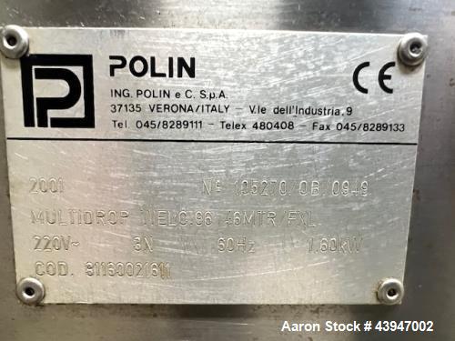 Used Polin Multidrop Cookie Depositor – Cleaned, Tested, Good Condition
