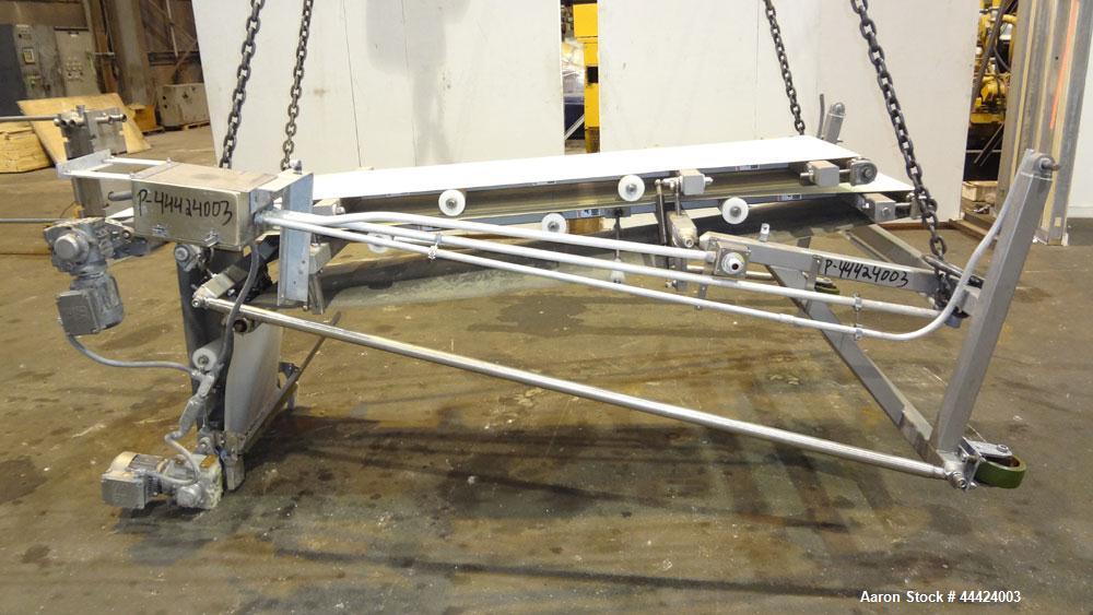 Used Peerless Spiral Flow Dough Feeder, Model SF-20CT, 304 Stainless Steel. 2000 Pound hopper capacity, approximately 66” long x 66” wide. Includes an approximately 8” diameter spiral auger, driven b...