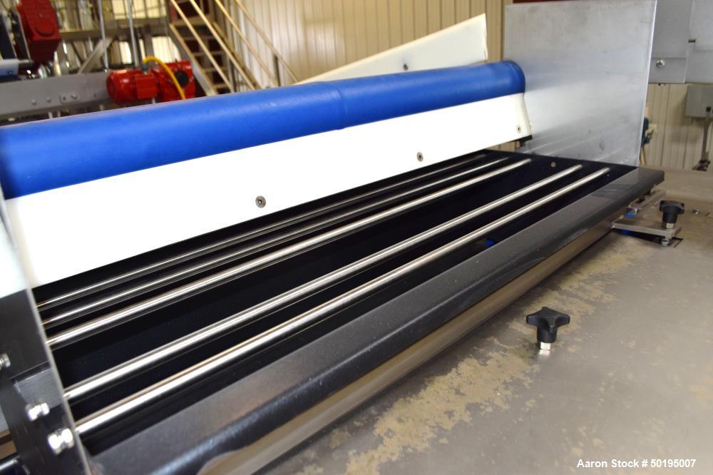 Used-Rademaker Sheeting System For Chips, 1000mm Wide, Serial# 7193, Built 2008. Consisting of: (1) 10" wide x 96" long rubb...