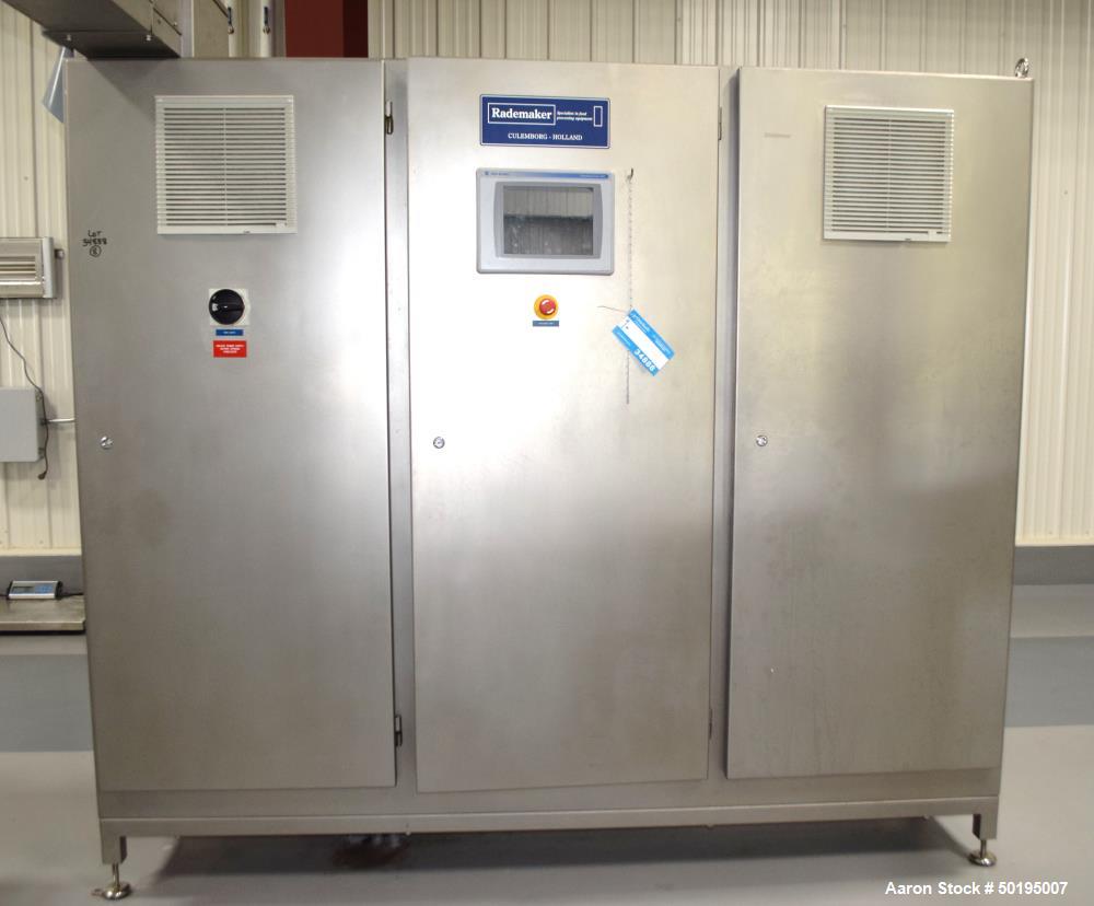 Used-Rademaker Sheeting System For Chips, 1000mm Wide, Serial# 7193, Built 2008. Consisting of: (1) 10" wide x 96" long rubb...